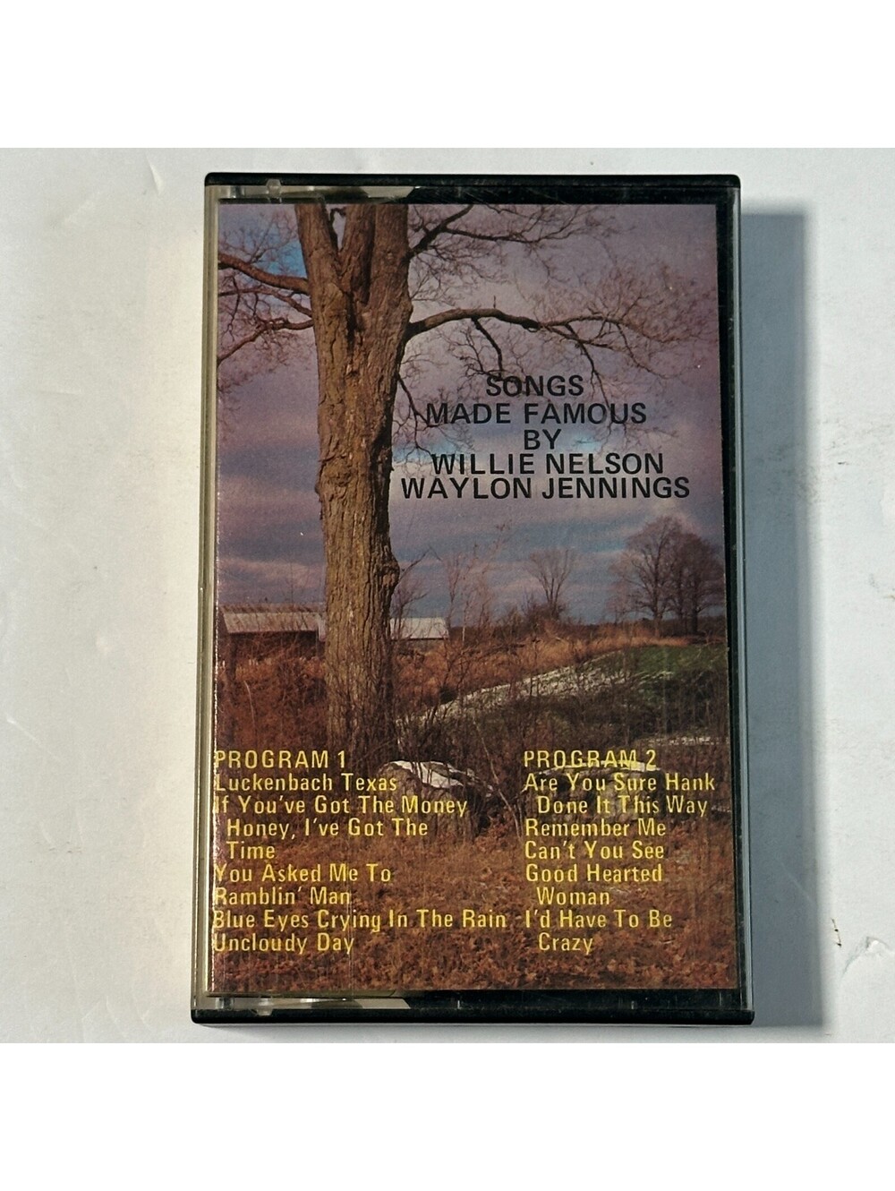 Songs Made Famous By Willie Nelson Waylon Jennings Cassette Starburst 20044